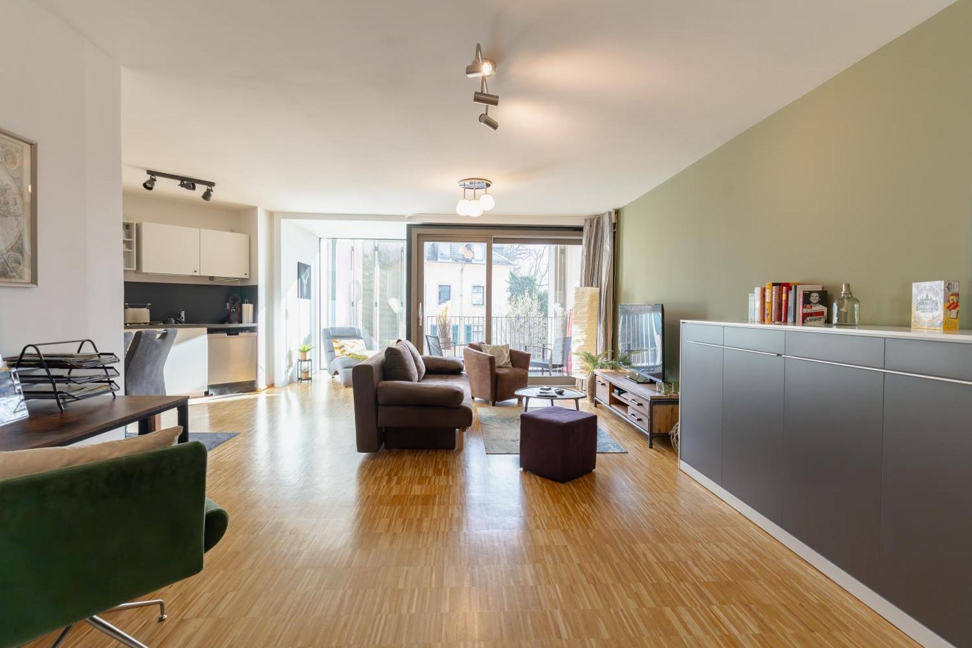 Ferienwohnung Wohnfuehlen In Dresden Exterior foto